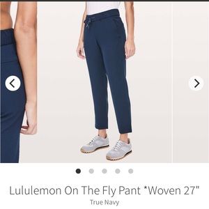 Lululemon On The Fly Pant *Woven 27